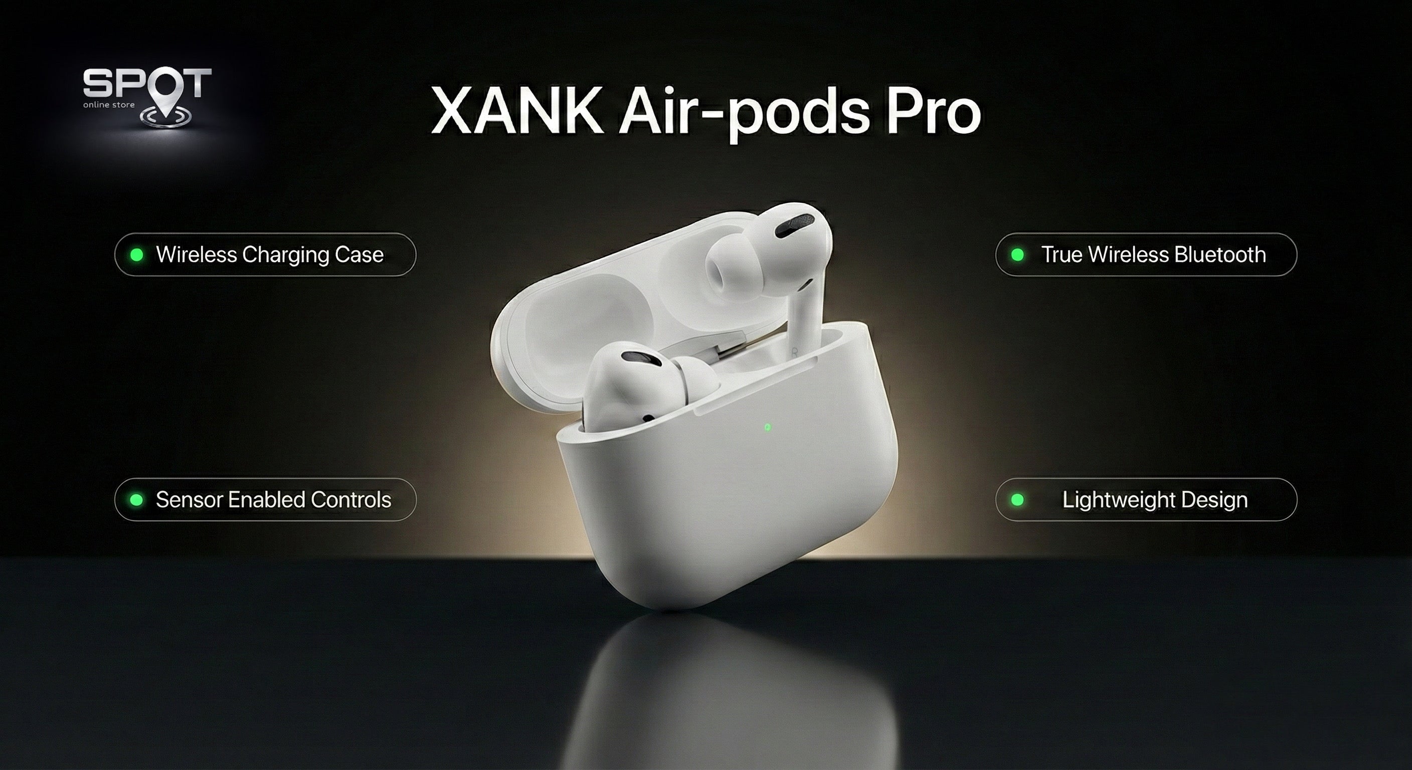 XANK AirPods Pro – Wireless Earbuds (White)